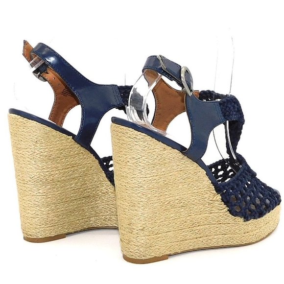 Lucky Brand "Rilo" Macrame Espadrille Jute Wedges - Picture 7 of 12